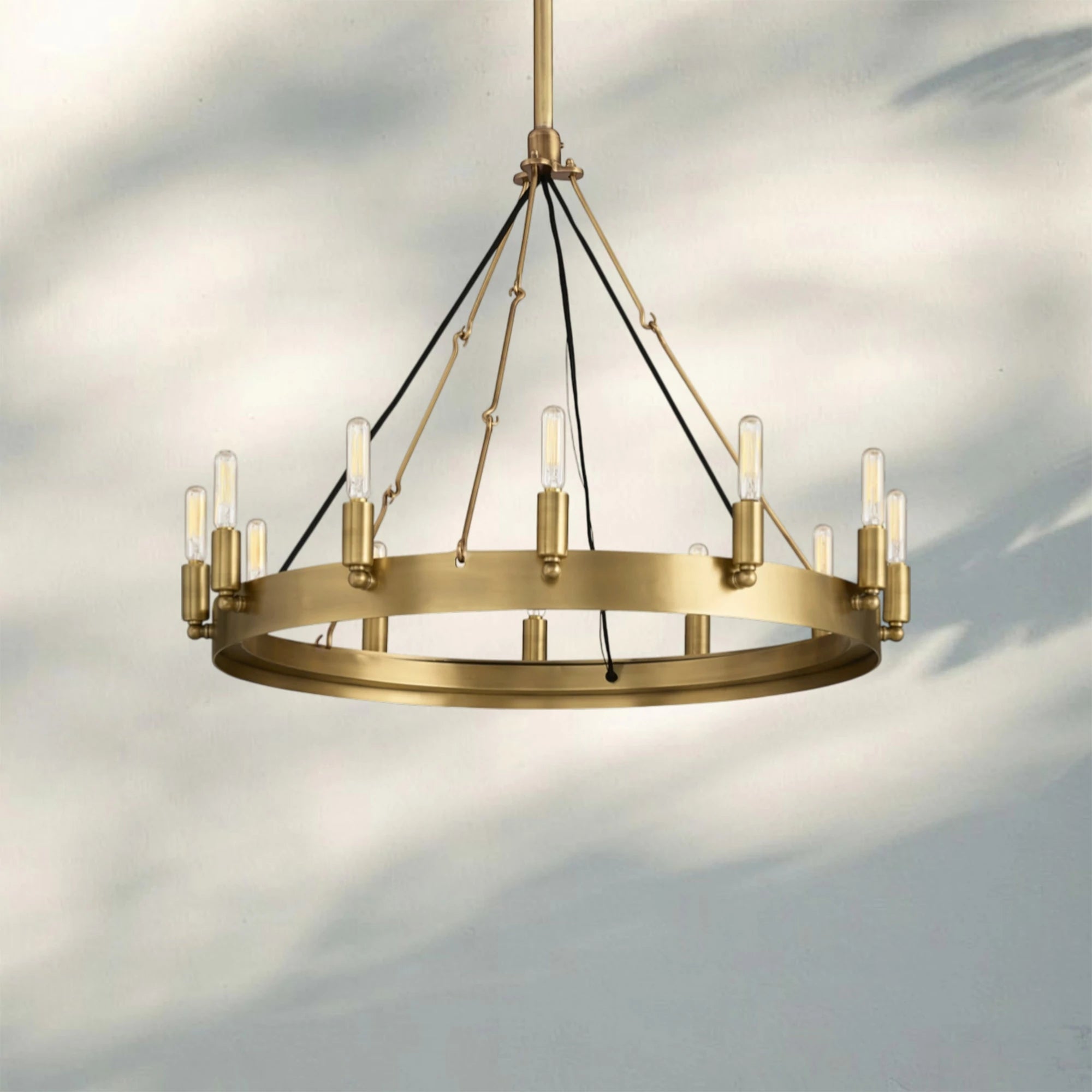 Camina Vintage Filament Outdoor Round Chandelier