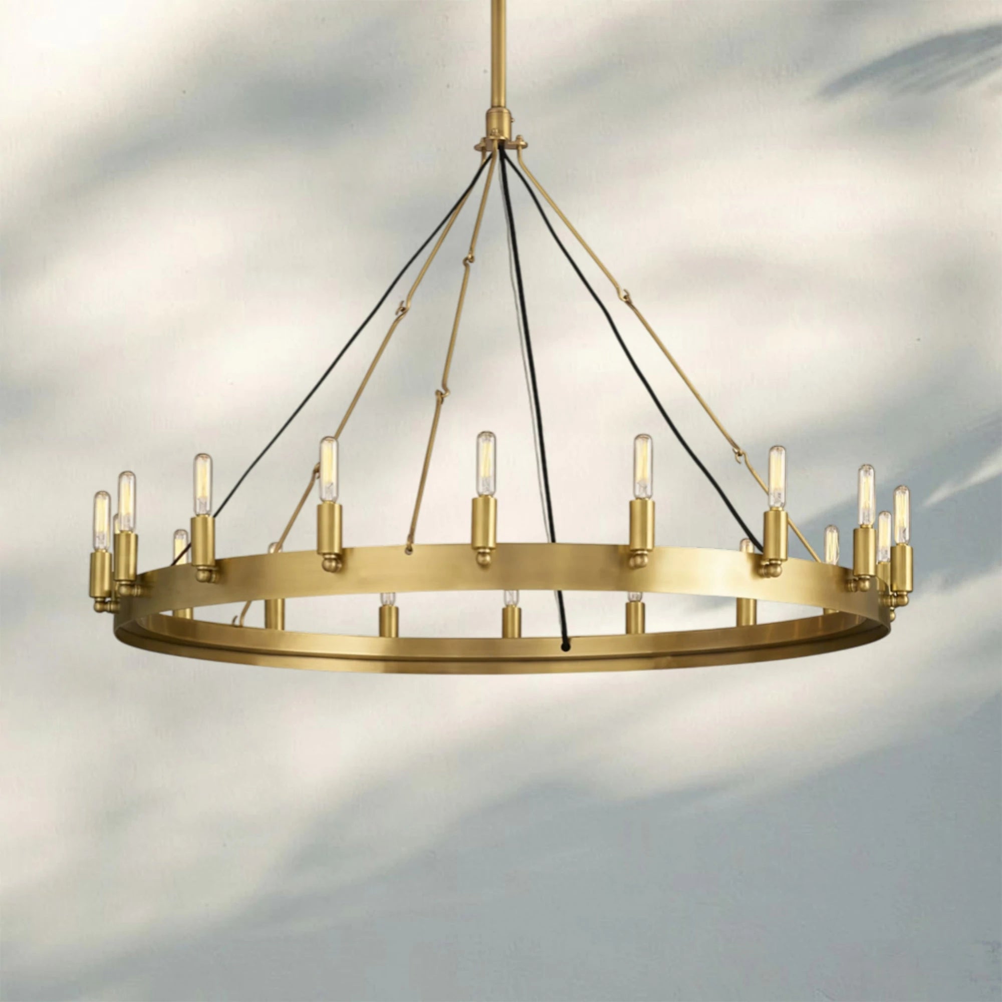 Camina Vintage Filament Outdoor Round Chandelier