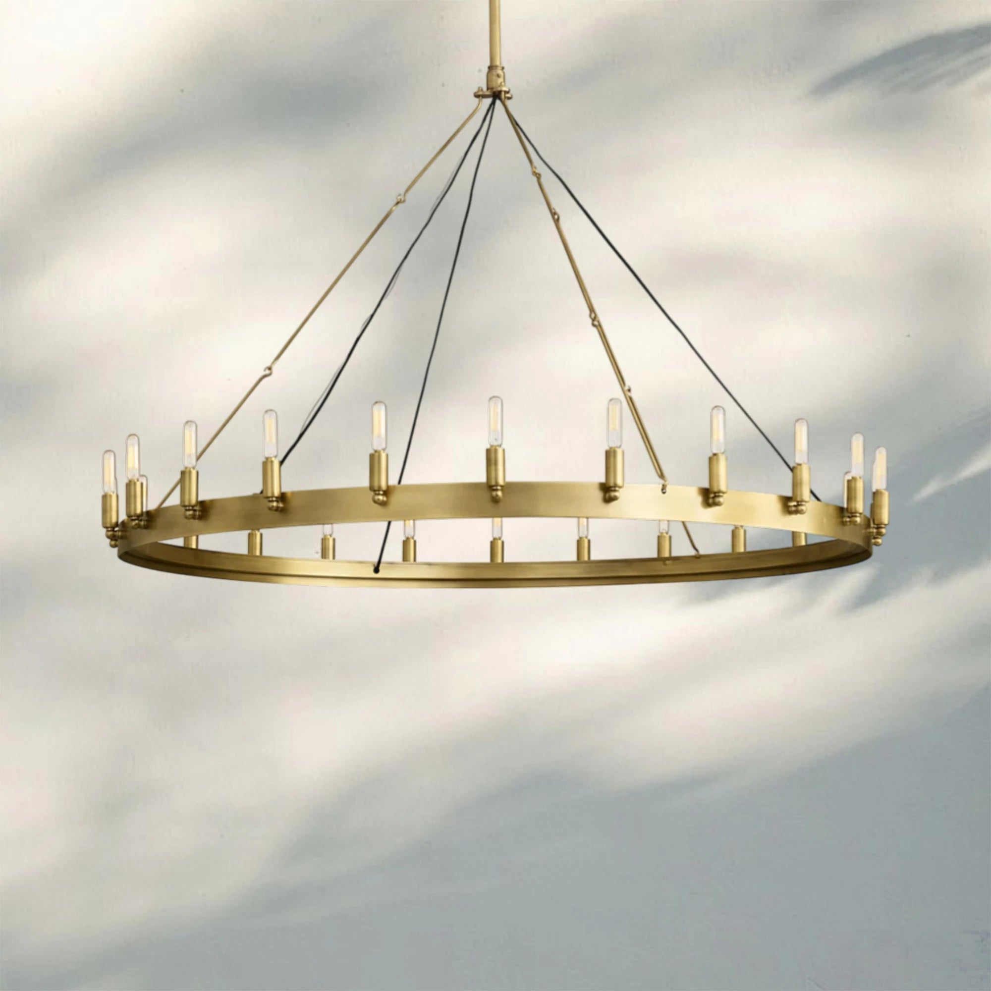 Camina Vintage Filament Outdoor Round Chandelier