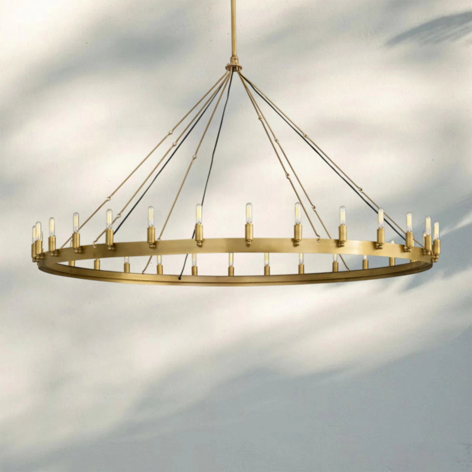 Camina Vintage Filament Outdoor Round Chandelier