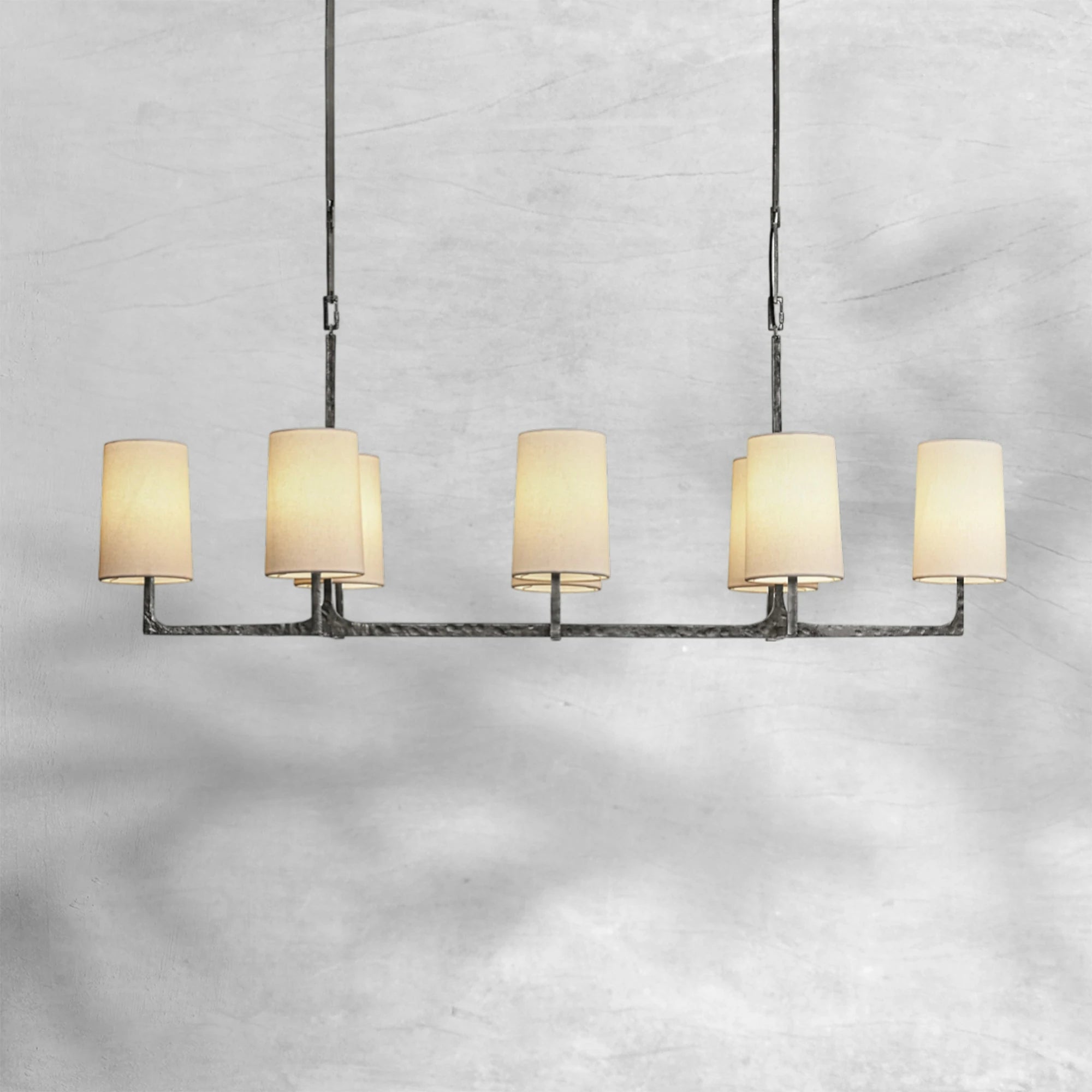 Wryte Linear Chandelier 54"L 72"L