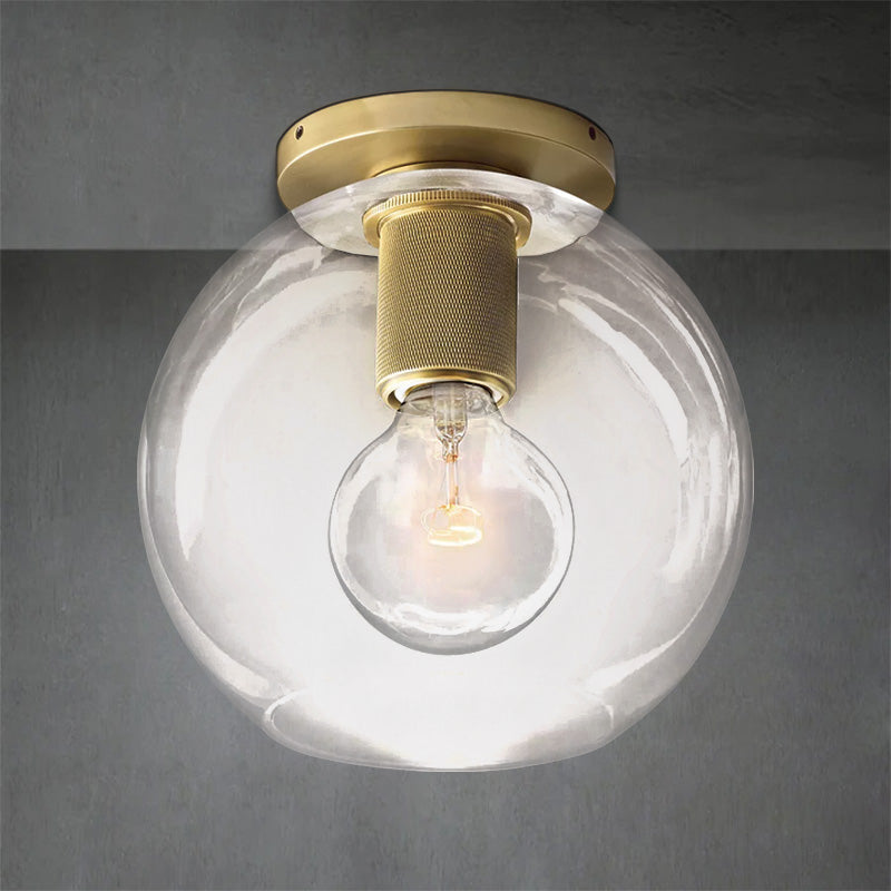 Urbane Globe Shade Flushmount