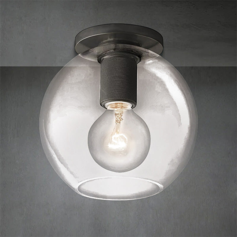 Urbane Globe Shade Flushmount
