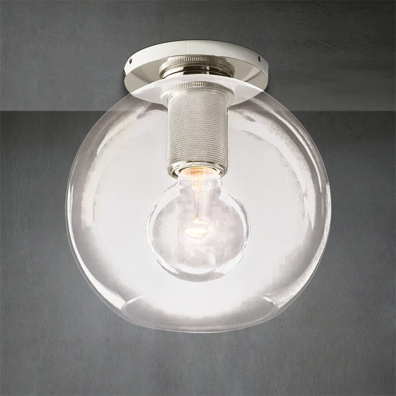 Urbane Globe Shade Flushmount
