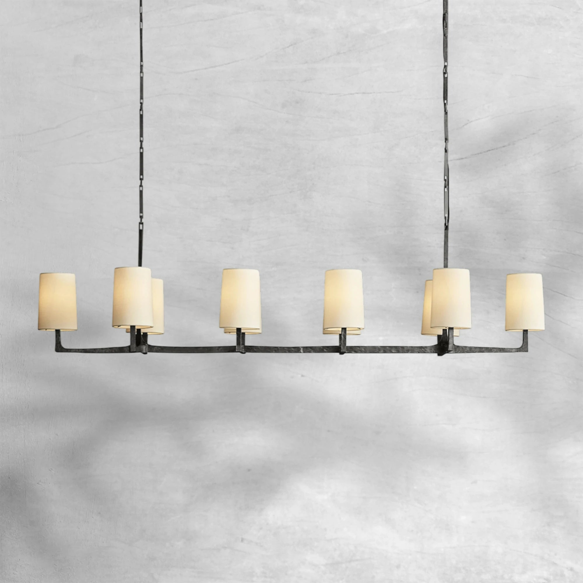 Wryte Linear Chandelier 54"L 72"L