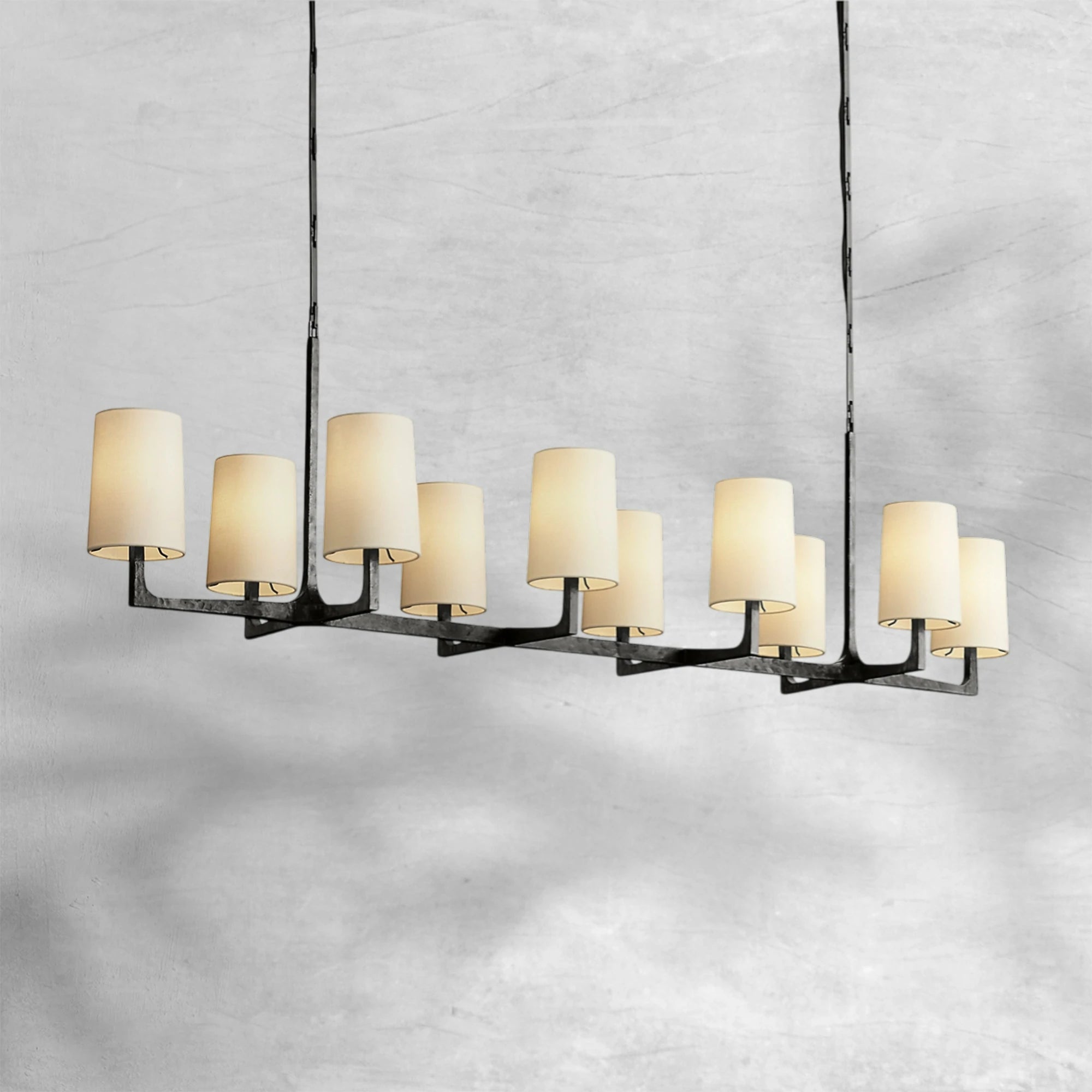 Wryte Linear Chandelier 54"L 72"L