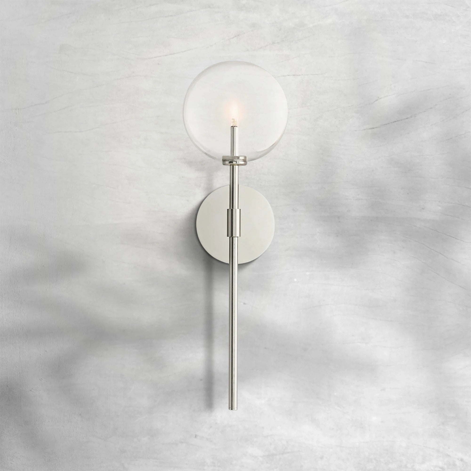 Glass Globe Sconce