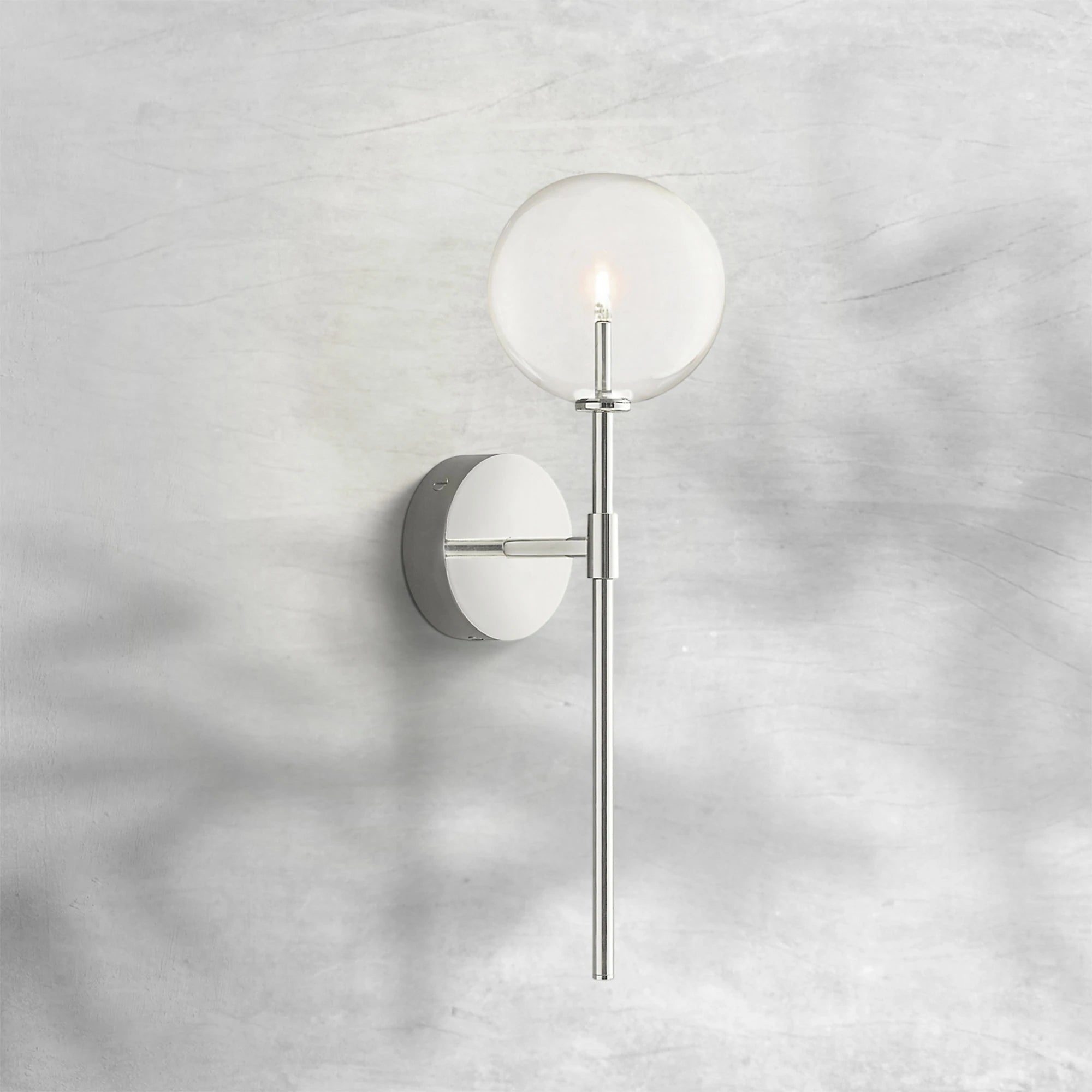 Glass Globe Sconce