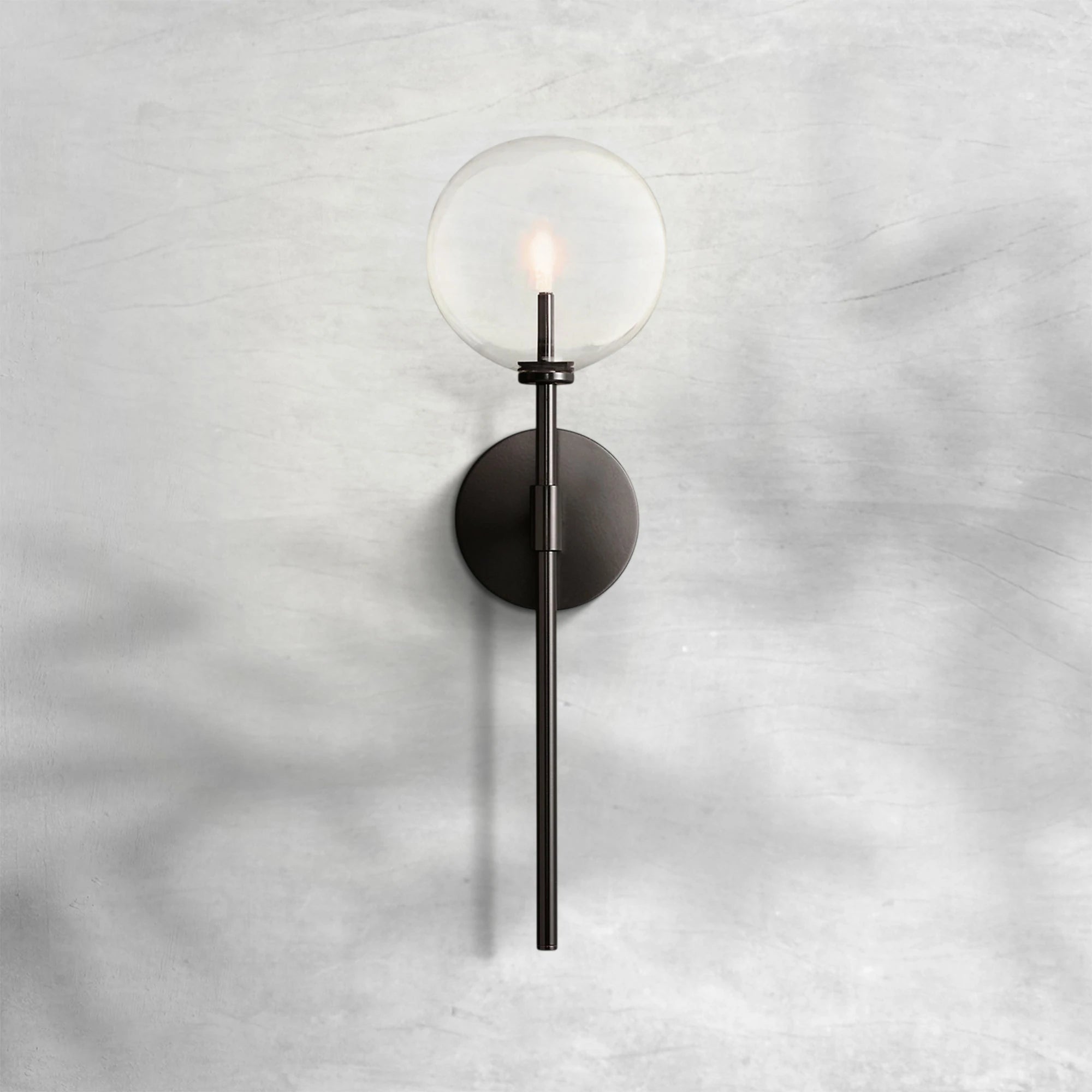 Glass Globe Sconce
