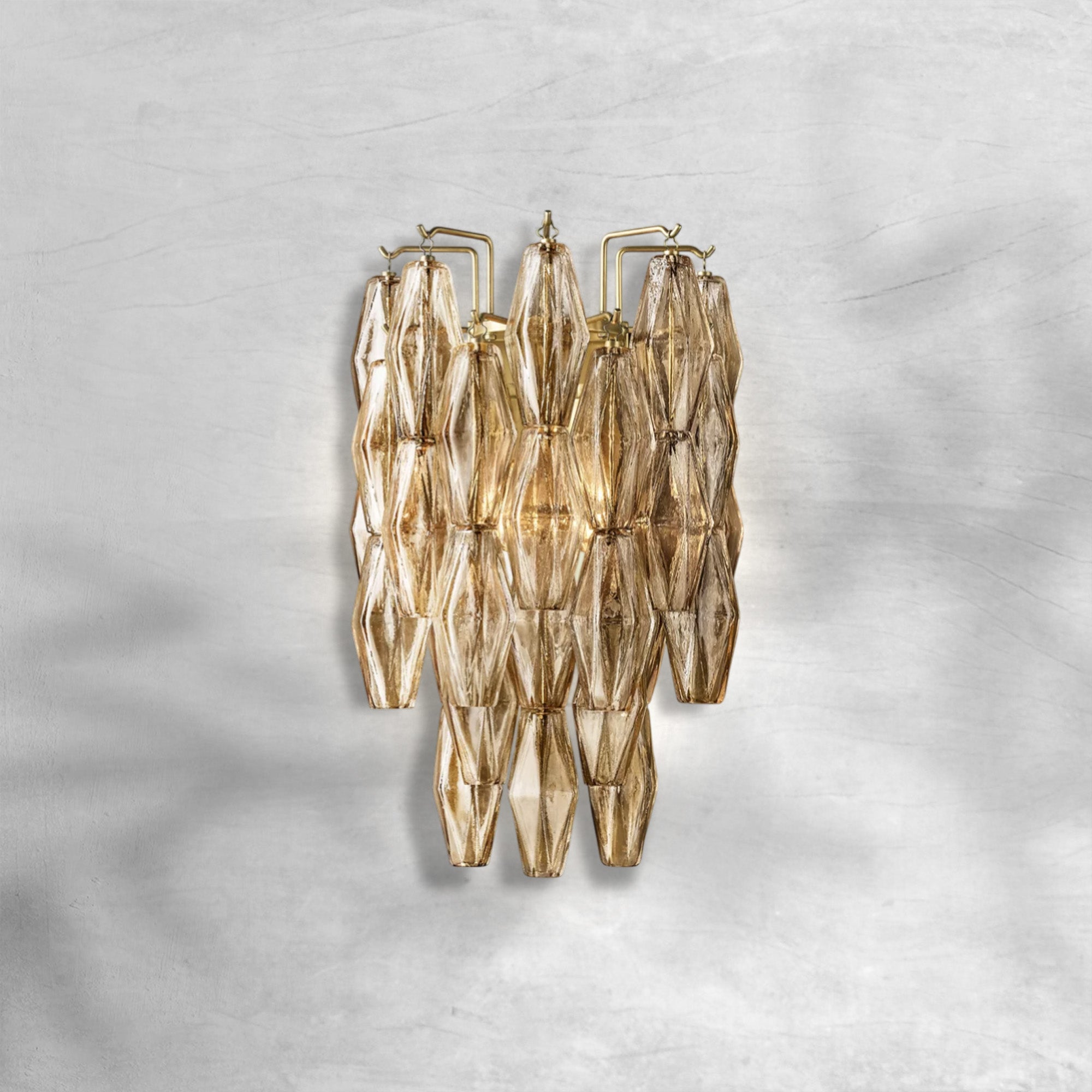 Chiaravalle Glass Short Wall Sconce