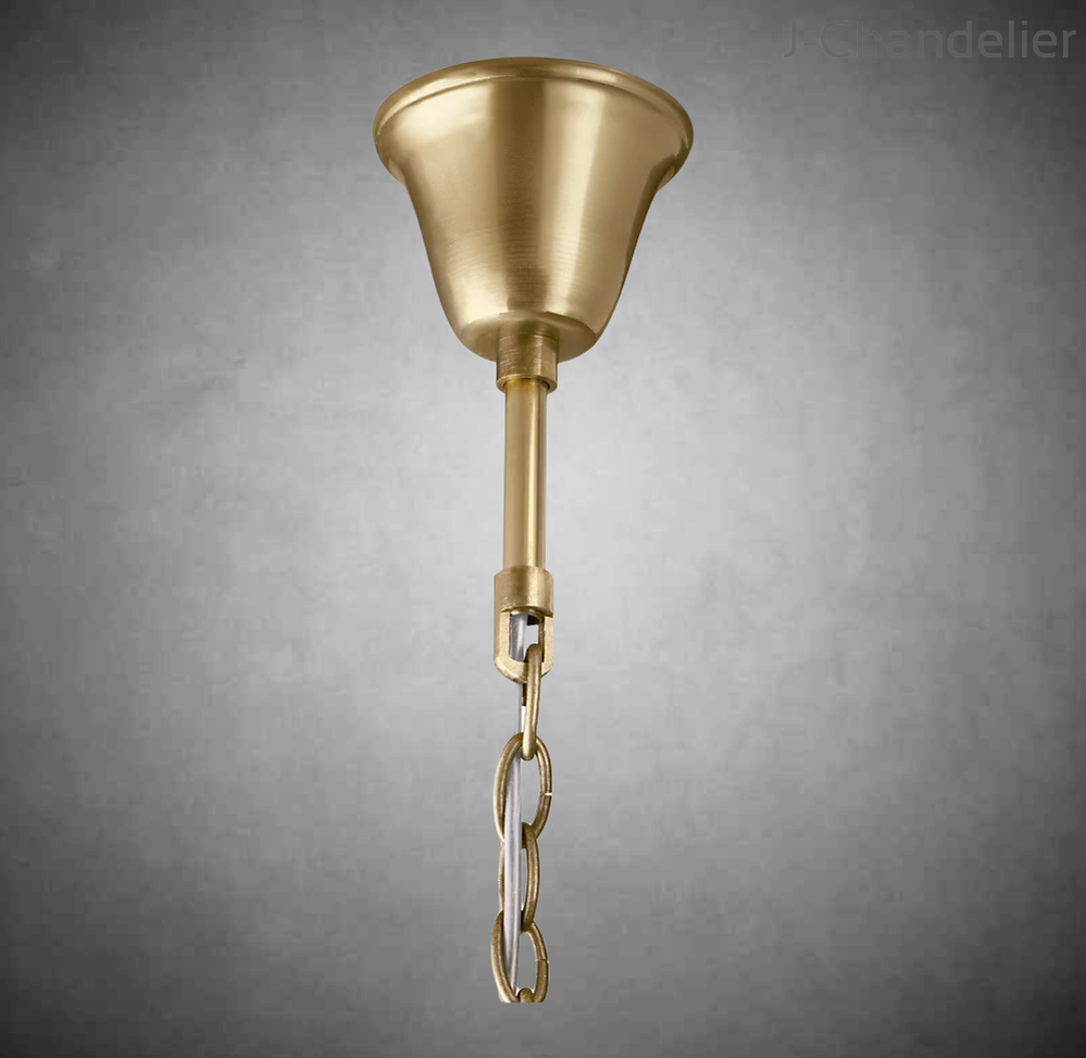 1920s Odaon Art Deco Round Chandelier 20"32"44"