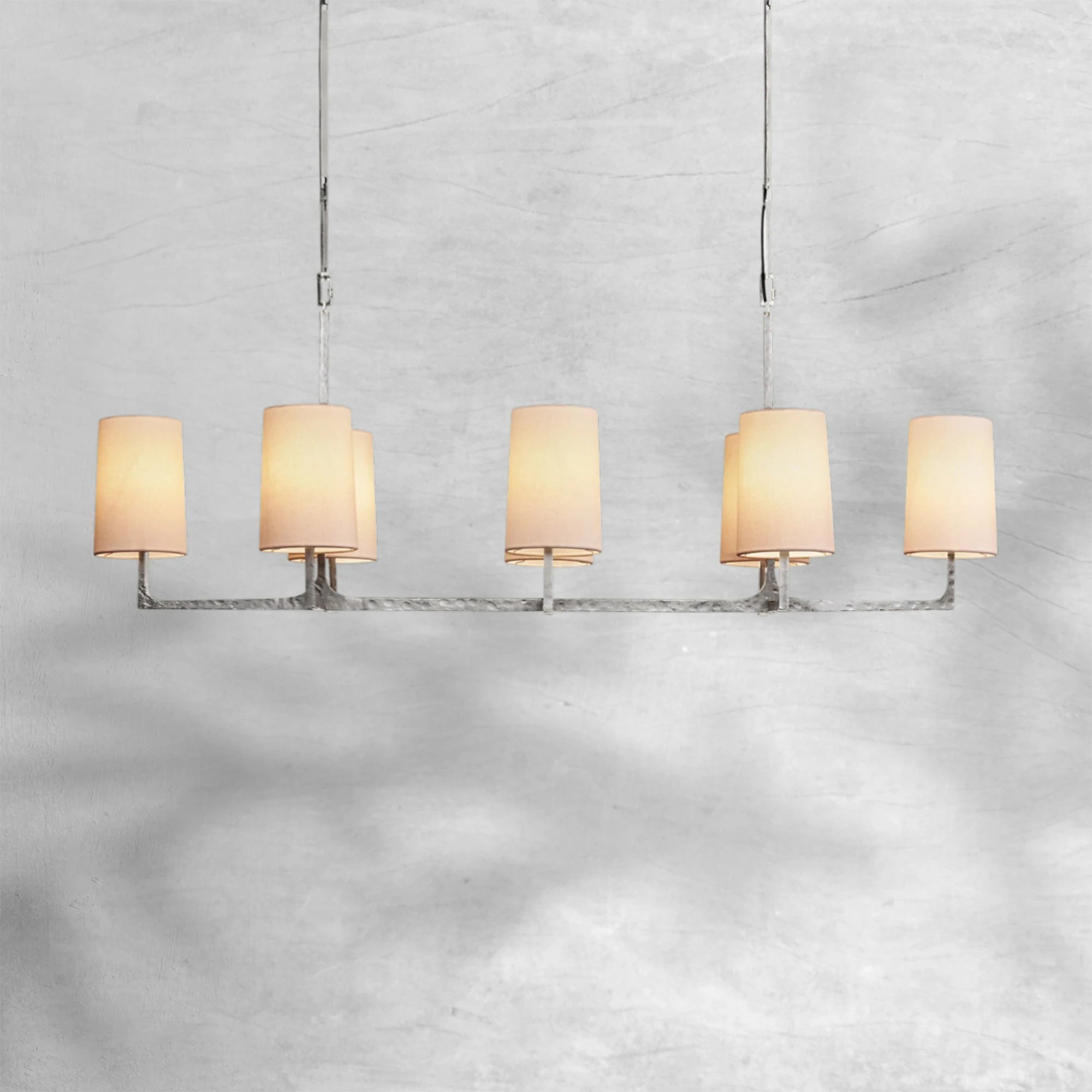 Wryte Linear Chandelier 54"L 72"L