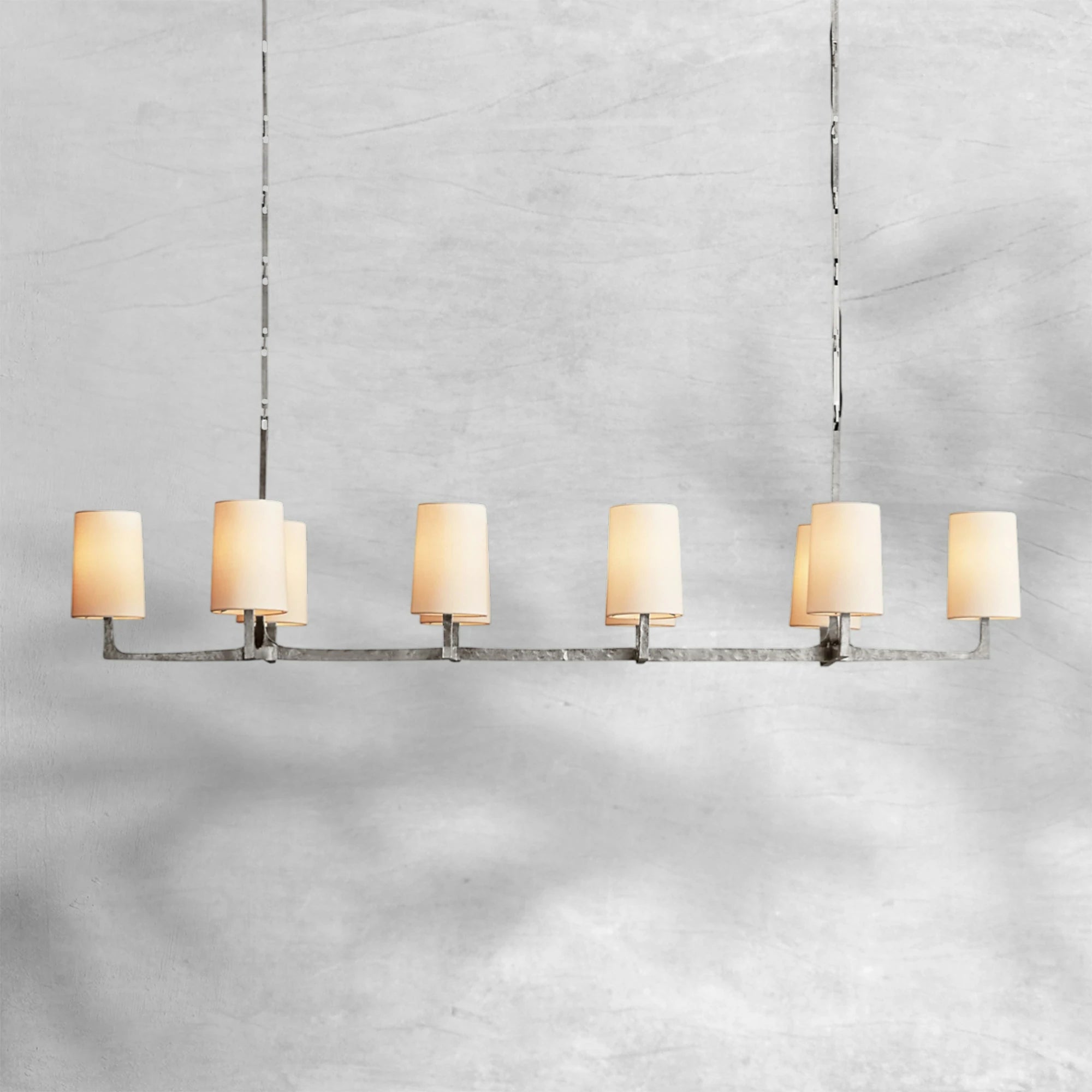 Wryte Linear Chandelier 54"L 72"L