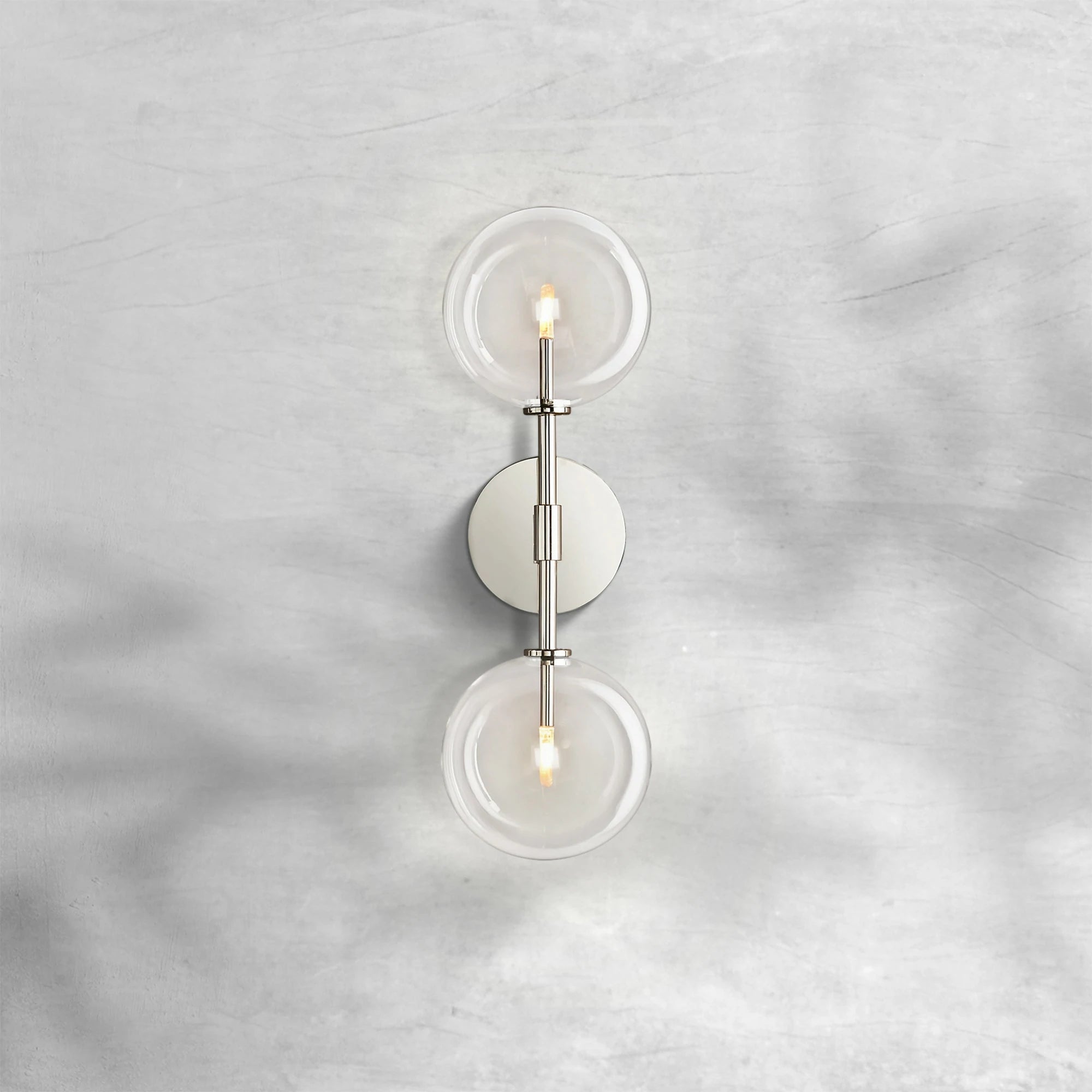 Glass Globe Linear Sconce