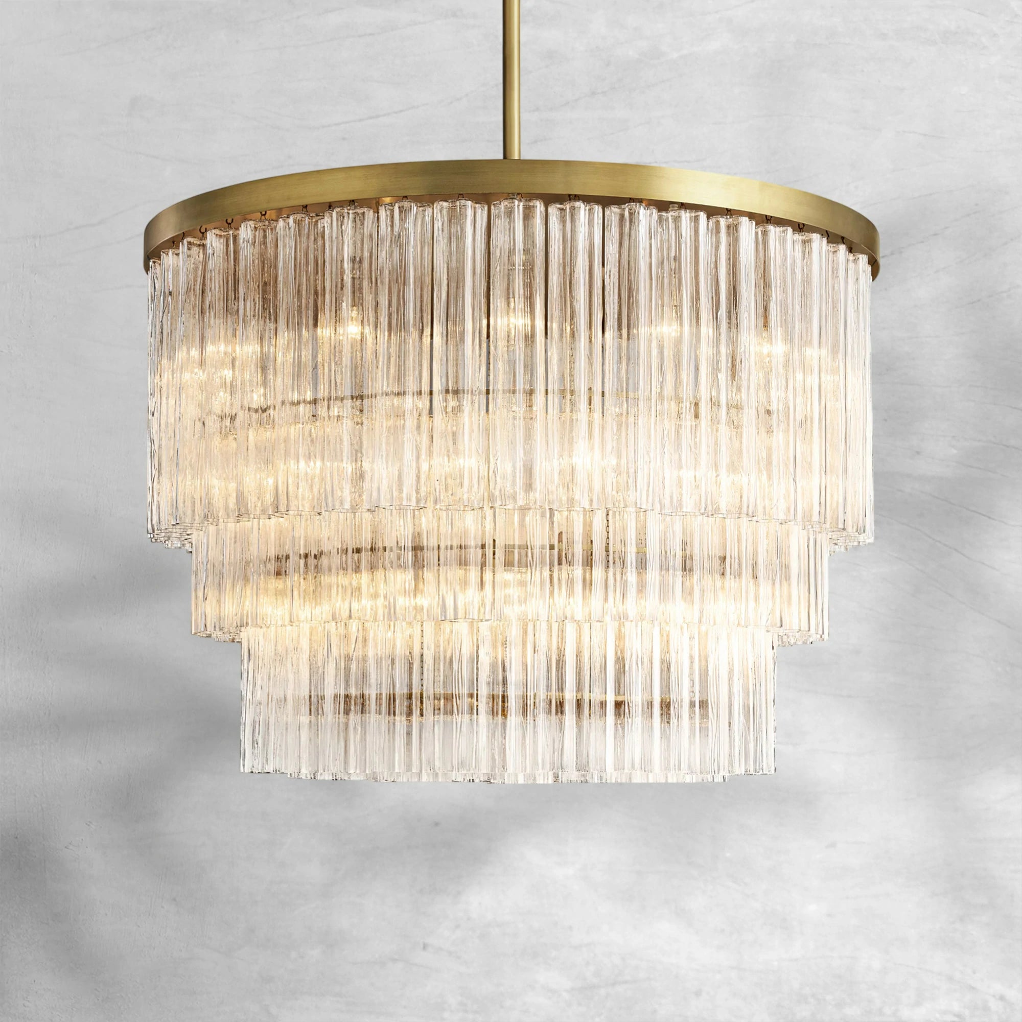 Caelo Round 3-Tier Chandelier 48″