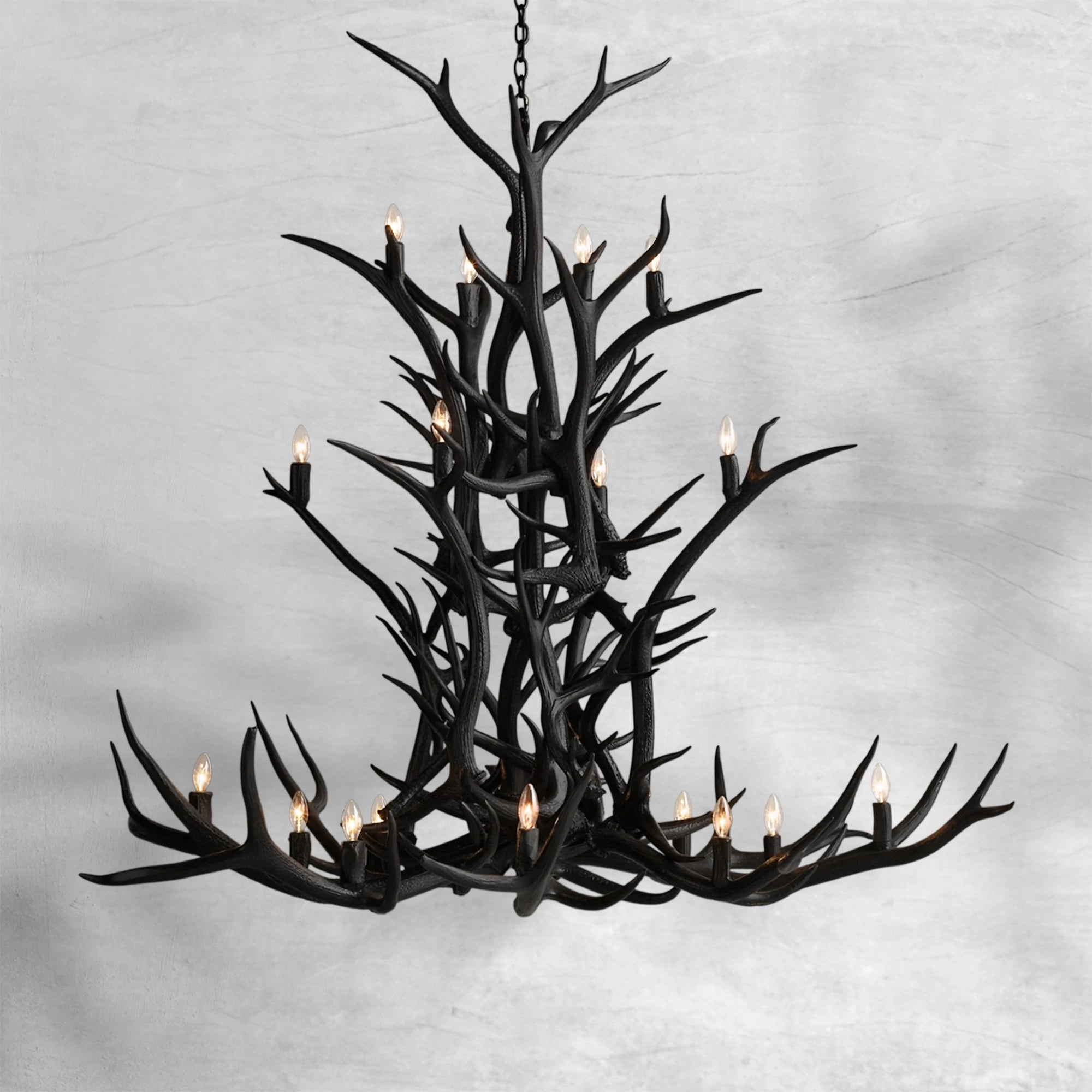 Deer Antler 20-Light Chandelier 66''