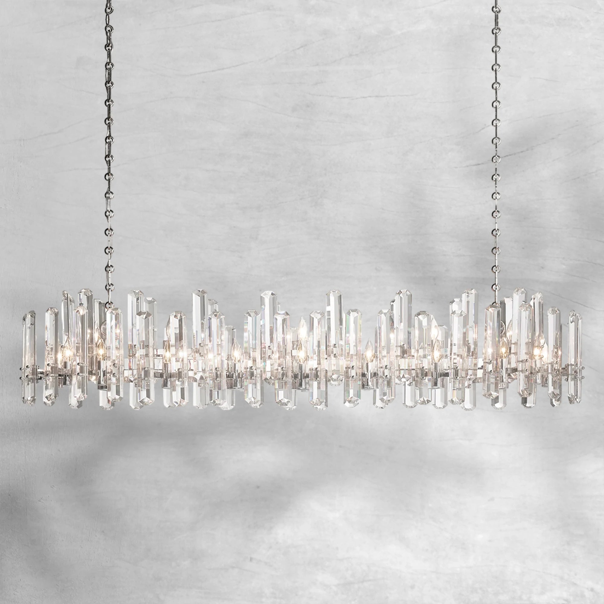 Bonington Rectangular chandelier 54” 72"