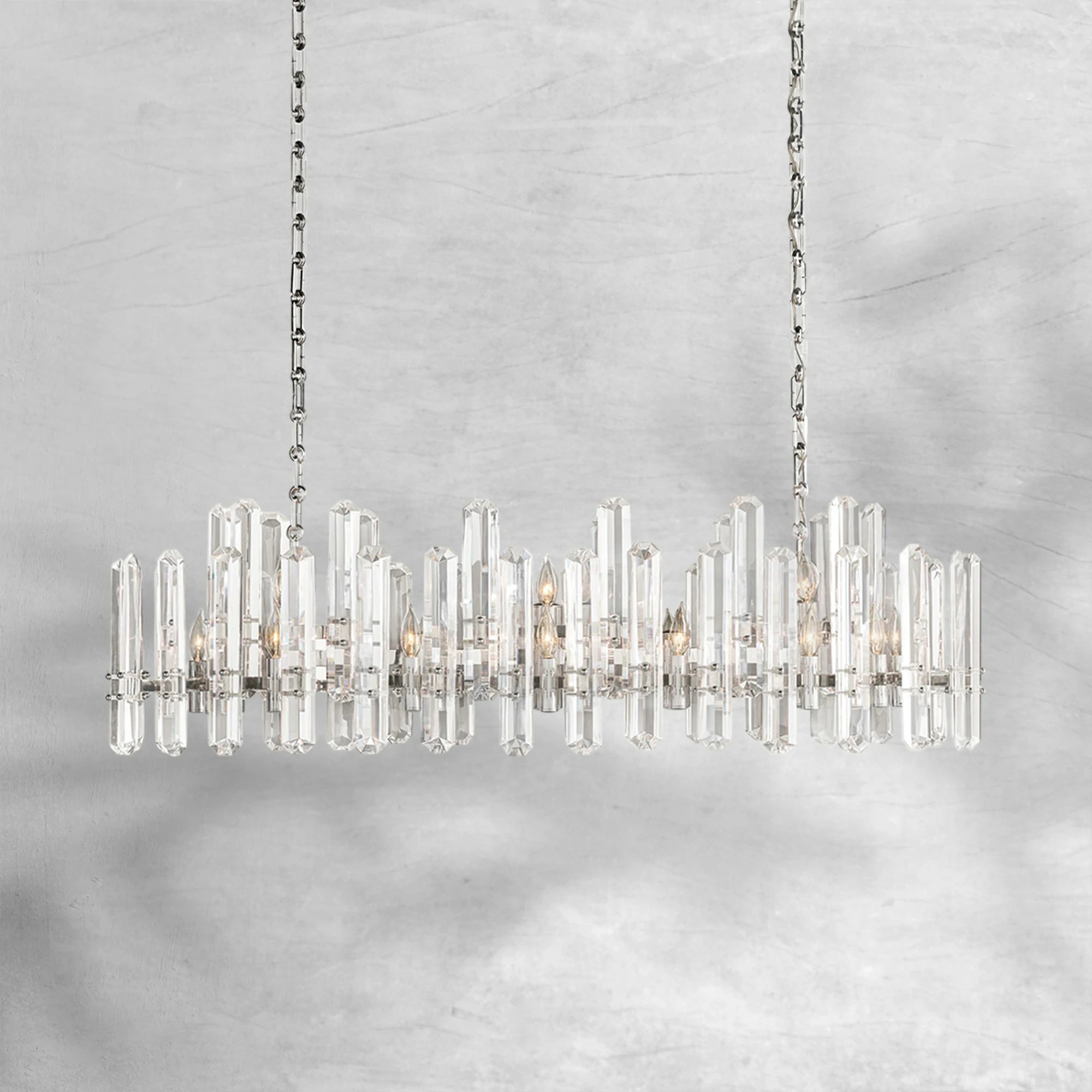 Bonington Rectangular chandelier 54” 72"