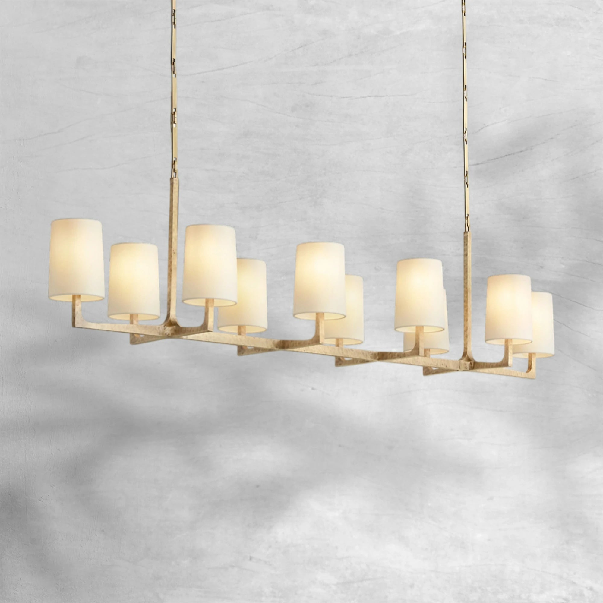 Wryte Linear Chandelier 54"L 72"L