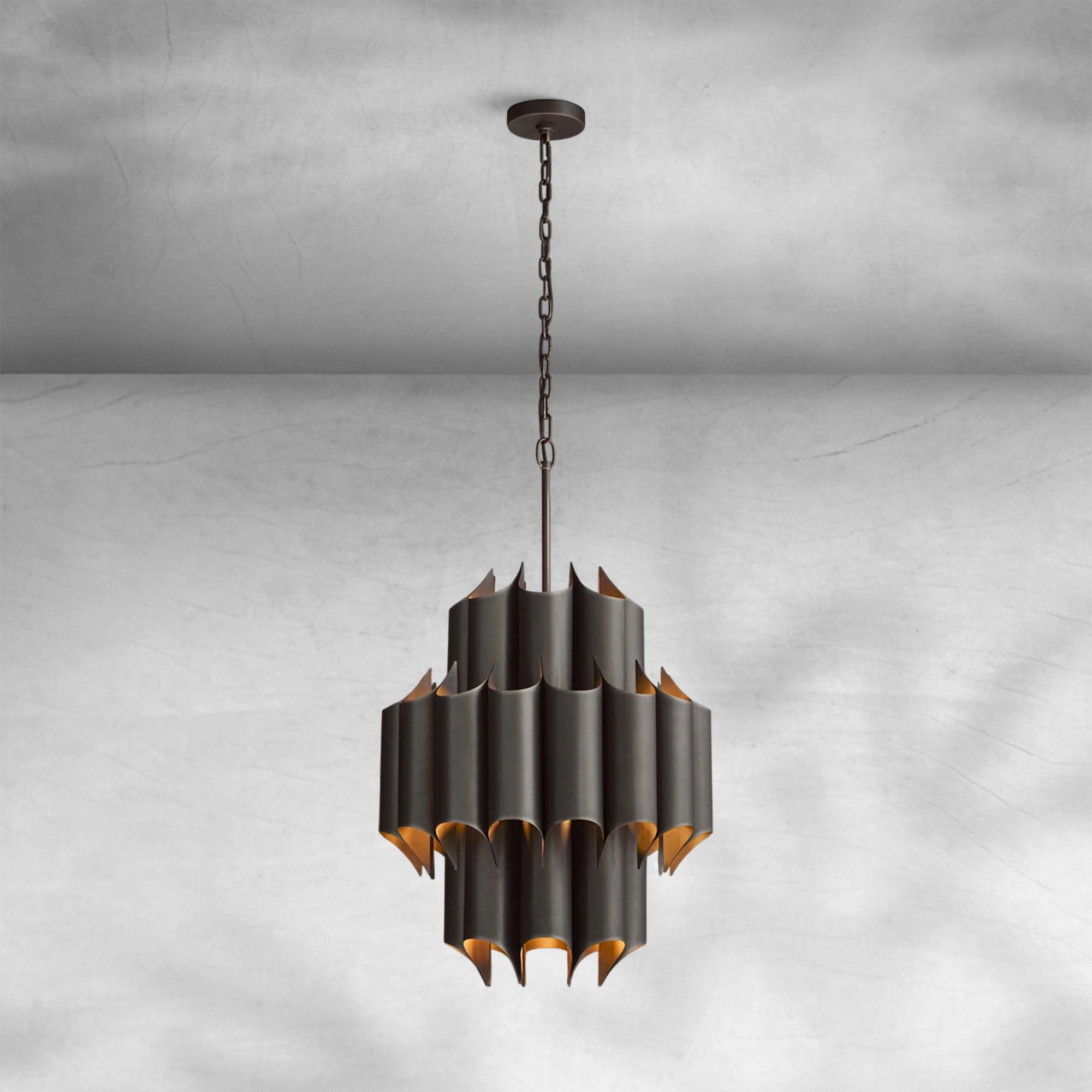 Cathedr Chandelier 24"