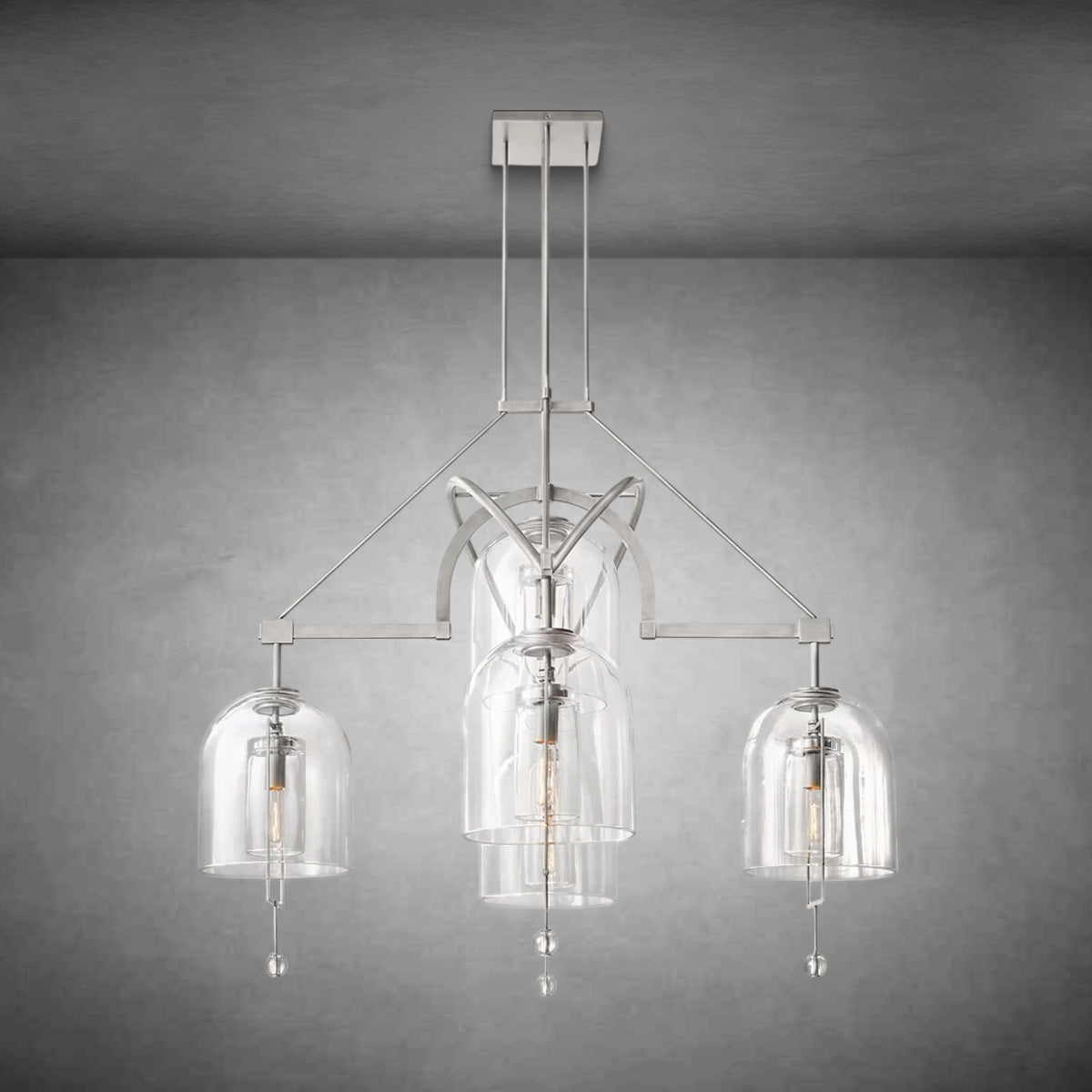 Fable Round Chandelier 48"60"