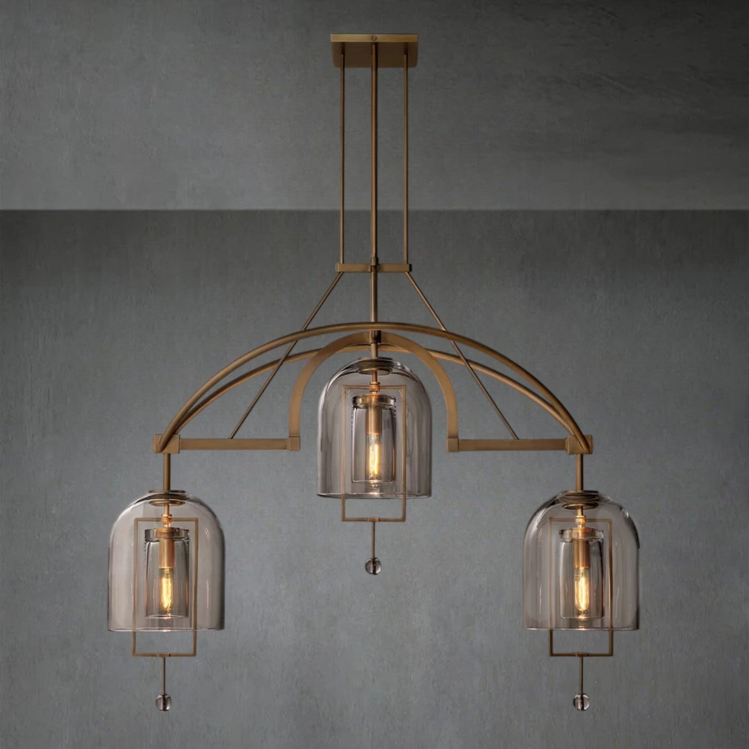 Fable Linear Chandelier 48"60"