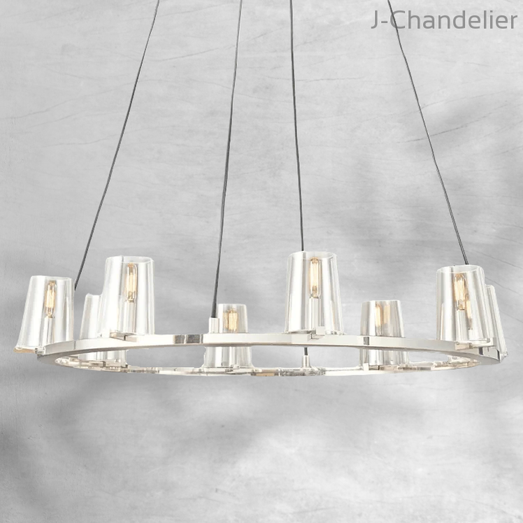 Paricia Glass Round Chandelier 36"48"60"