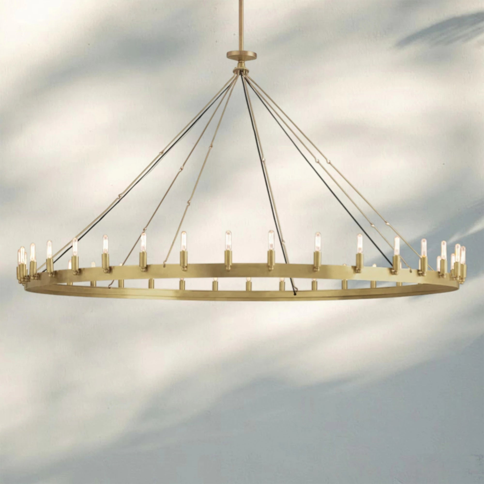 Camina Vintage Filament Outdoor Round Chandelier
