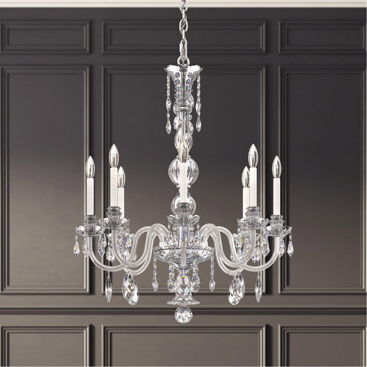 Hamilton Nouveau Chandelier 28"