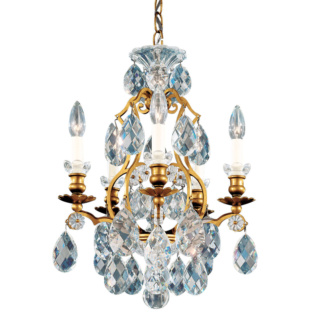 Renaissance Crystal Chandelier 14"