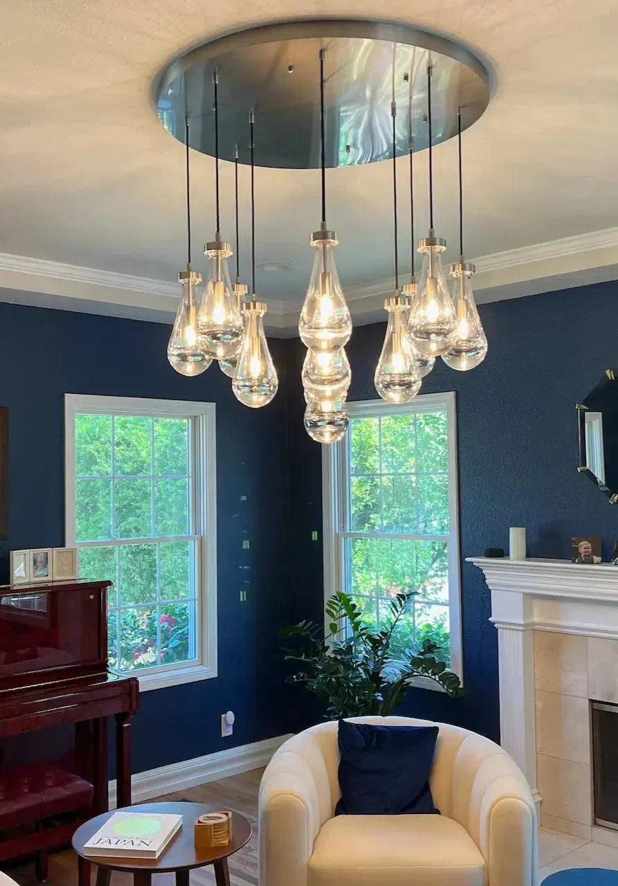 Raindrop Round Chandelier 60
