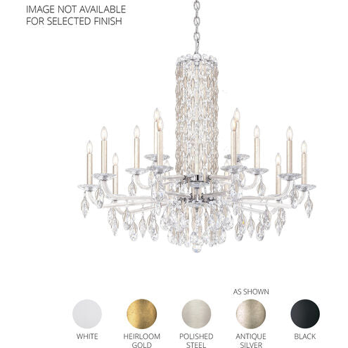 Siena Short Column Crystal Chandelier 41"