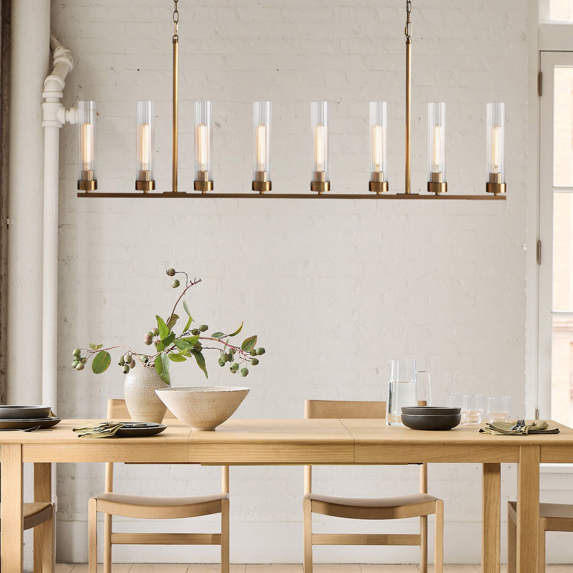 Andreas Linear Chandelier 5/7/8 Light